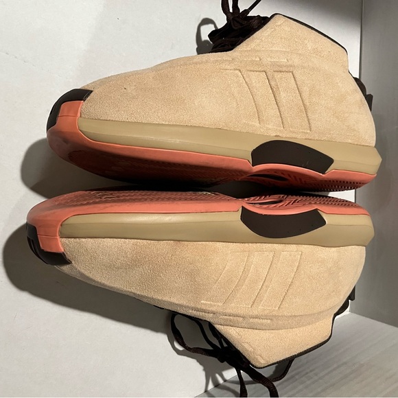 ADIDAS Crazy 1 Kobe Cream/Brown Men's Basketball Sneakers SIZE 13 - Picture 3 of 9